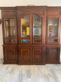 Vetrina legno massello
