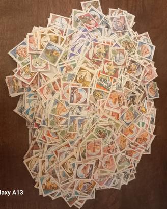 lotto francobolli serie castelli 