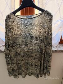 Maglia premaman Attesa fantasia animalier