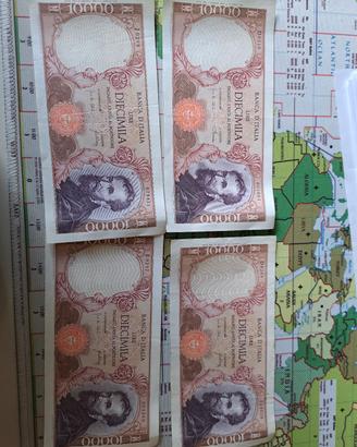 banconote 10.000 lire Michelangelo 