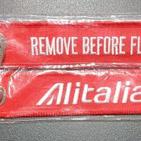 1 Portachiavi Alitalia REMOVE BEFORE FLIGHT