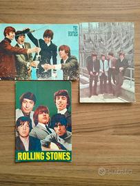 Cartoline The Beatles e Rolling Stones 