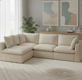 Divano Pufini MODU a compressione 4 posti