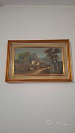 Quadro olio su tela firmato Antonio Ponticelli 