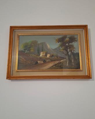 Quadro olio su tela firmato Antonio Ponticelli 