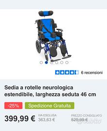Carrozzina per disabili