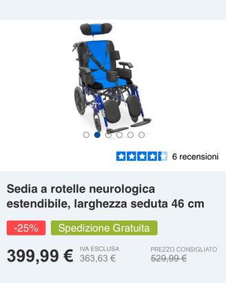 Carrozzina per disabili