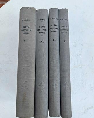 4 Volumi di Diritto Processuale Penale 1931 -1932