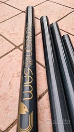 SPEDITA.Canna Fissa Carbonio m.9,00 Carson Sam