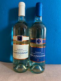 Coppia di vini Chardonnay + Fanghina