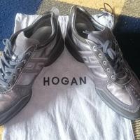 37 e mezzo Hogan scarpe donna sneakers militare 