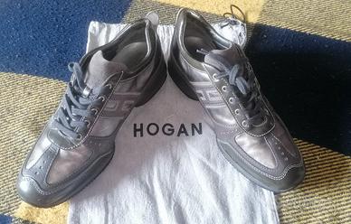 37 e mezzo Hogan scarpe donna sneakers militare 