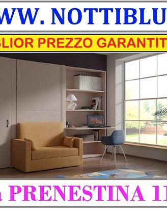 Letto a Scomparsa SOFA’ 1 piazza MATERASSO OMAGGIO