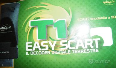 Decoder Digitale Terrestr T1 Easy Scart Digiquest