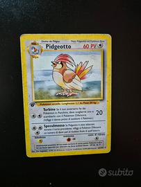 Carta Pokemon Pidgeotto 1° edizione set base