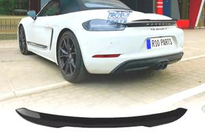 SPOILER PORSCHE CAYMAN 718 BOXSTER 17- NERO LUCIDO