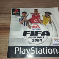 Manuale gioco ps1 Fifa 2004
