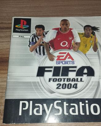 Manuale gioco ps1 Fifa 2004