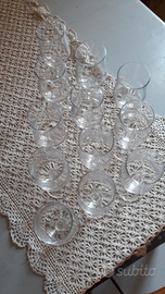 12 bicchierini cristallo
