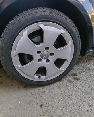 4 cerchi in lega originali audi a3 