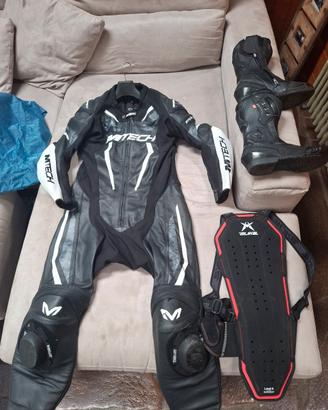 tuta intera moto