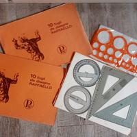 Set album disegno, squadre, goniometri, cerchiomet
