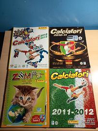 Lotto album Panini Calciatori & Zampe