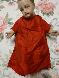 Antica statua in gesso Bambino Gesù