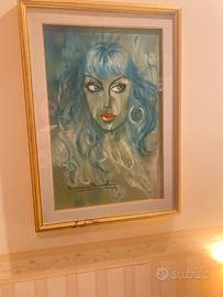 Quadro di Romano Mussolini autentico Madame X