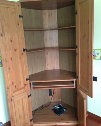 Mobile angolare pc Alve Ikea