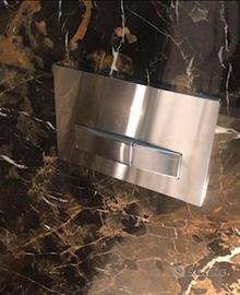 Placco di scarico wc geberit in acciaio