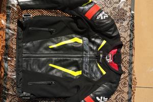 giacca moto 48 in pelle perfetta mtech