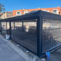 Dehors professionale 6x6m - 3 moduli