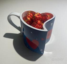 Mug Tazza Baci Perugina da collezione. Basa a cuor