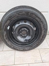 Cerchio ferro 15" Fiat 4x98 con gomma 185/60 R15