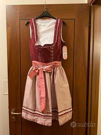 Dirndl midi vestito tirolese