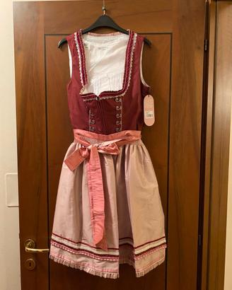 Dirndl midi vestito tirolese