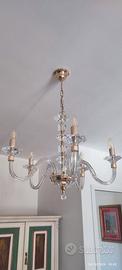 N.2 LAMPADARI  CLASSICI A SOSPENZIONE 5 LAMPADINE