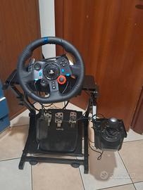 manubrio con pedali e pomello