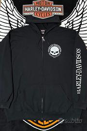 Felpa XXL Willie G Skull Originale Harley Davidson