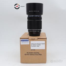 OM System 40-150 f4 PRO Polyphoto Pari al nuovo