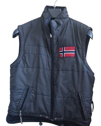 Smanicato imbottito nero uomo taglia L