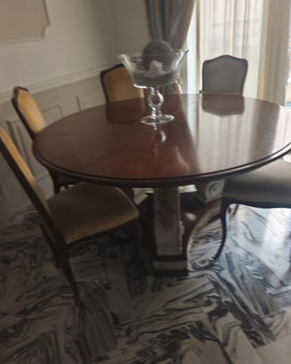 il tavolo Bertele ( Verona ) e 6 sedia Bertele 