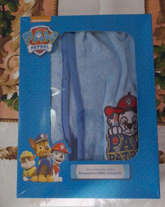 accappatoio paw patrol nickelodeon 100%