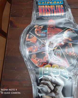Calendario wrestling 1993 nuovo sigillato vintage 