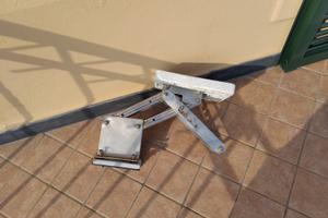 Supporto motore ausiliario barca