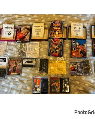 Cassette retro' game Commodore 64  1ªserie