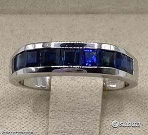 FEDINA ORO 18kt. E ZAFFIRI NATURALI CARRE ct. 1,35