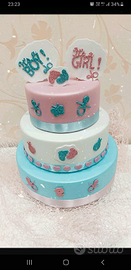 Torta Scenografica In Gomma Eva baby shower