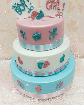 Torta Scenografica In Gomma Eva baby shower
